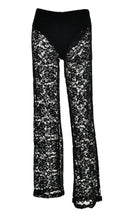 Load image into Gallery viewer, Black Lace Pants