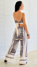 Load image into Gallery viewer, Printed Strapless Top and Pant Set