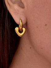 Load image into Gallery viewer, Heart Huggies Earrings