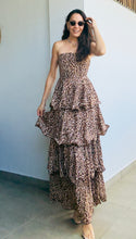 Load image into Gallery viewer, Animal Ruffle Dress