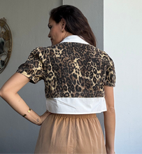 Load image into Gallery viewer, Animal Print Short Jacket Top