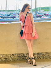 Load image into Gallery viewer, Ruffle Rust Dress