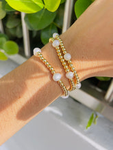 Load image into Gallery viewer, Gold &amp; Pearls Trio Bracelet
