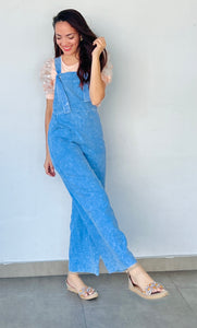 Washed Wide Leg Overall