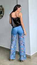 Load image into Gallery viewer, Lace Denim Pants
