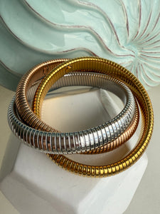 Tricolor Interwined Bracelet