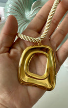 Load image into Gallery viewer, Nylon &amp; Gold Necklace
