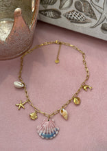 Load image into Gallery viewer, Full Of Charms Shell Necklace
