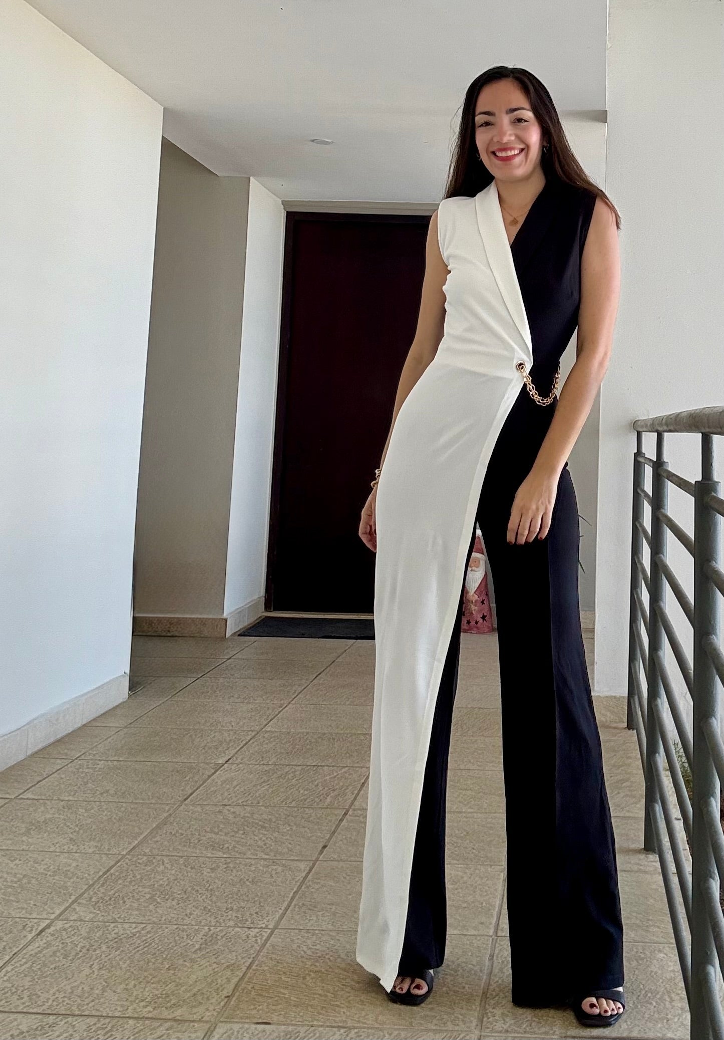 Black and White Jumpsuit