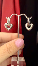 Load image into Gallery viewer, Heart Huggies Earrings
