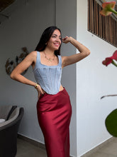 Load image into Gallery viewer, Light Denim Bustier
