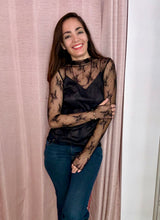 Load image into Gallery viewer, Black Mesh Top
