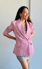 Load image into Gallery viewer, Textured Light Pink Blazer
