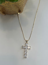 Load image into Gallery viewer, Rhinestones Cross Necklace
