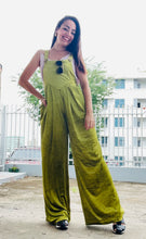 Load image into Gallery viewer, Velvet Green Jumpsuit
