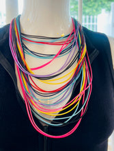 Load image into Gallery viewer, Rainbow Strings Necklace Set
