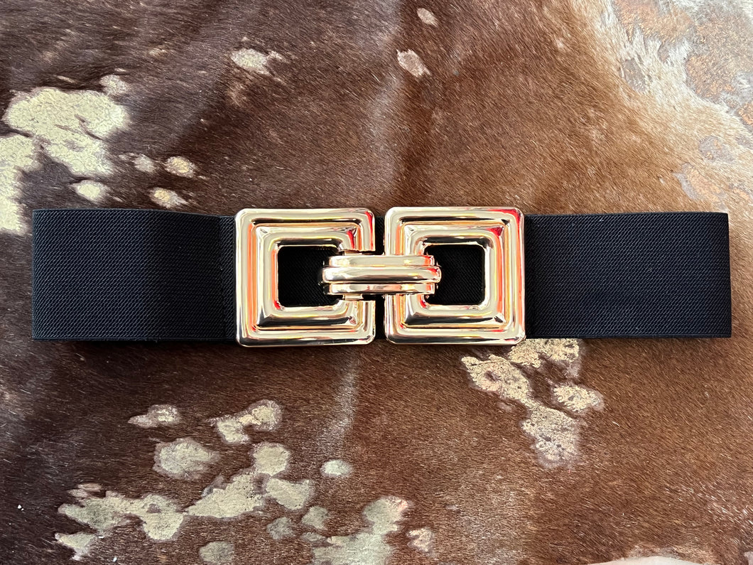 Gold Squares Belt