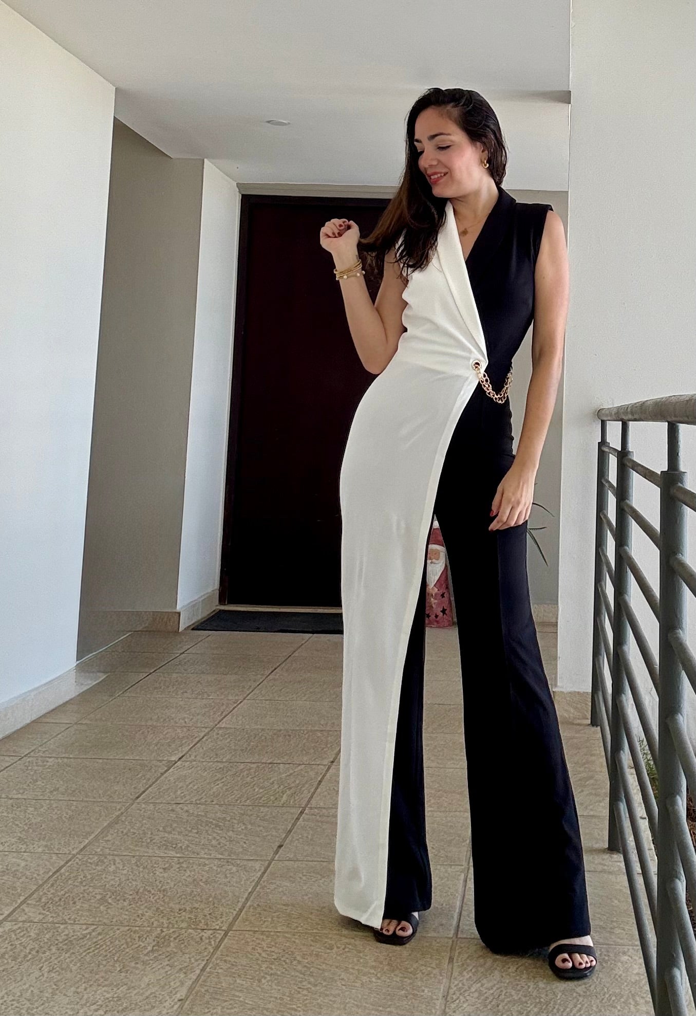 Black and White Jumpsuit