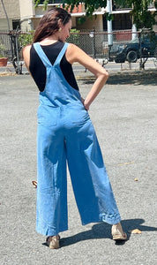 Washed Wide Leg Overall