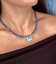 Load image into Gallery viewer, Blue Crab Crystal Necklace
