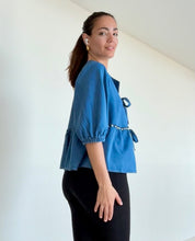 Load image into Gallery viewer, Fabulous Denim Open Front Top
