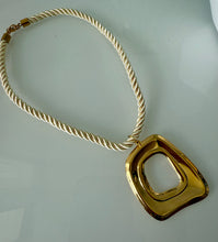 Load image into Gallery viewer, Nylon &amp; Gold Necklace
