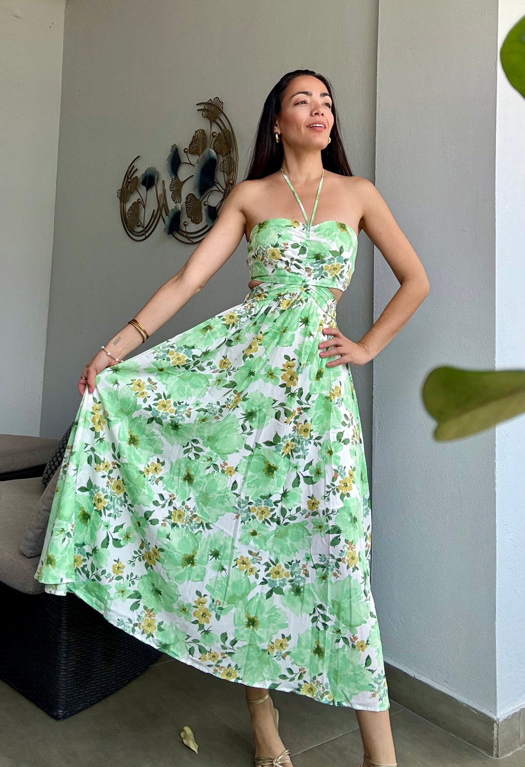 Garden Midi Dress
