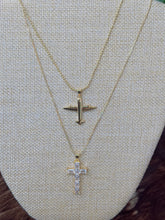 Load image into Gallery viewer, Rhinestones Cross Necklace
