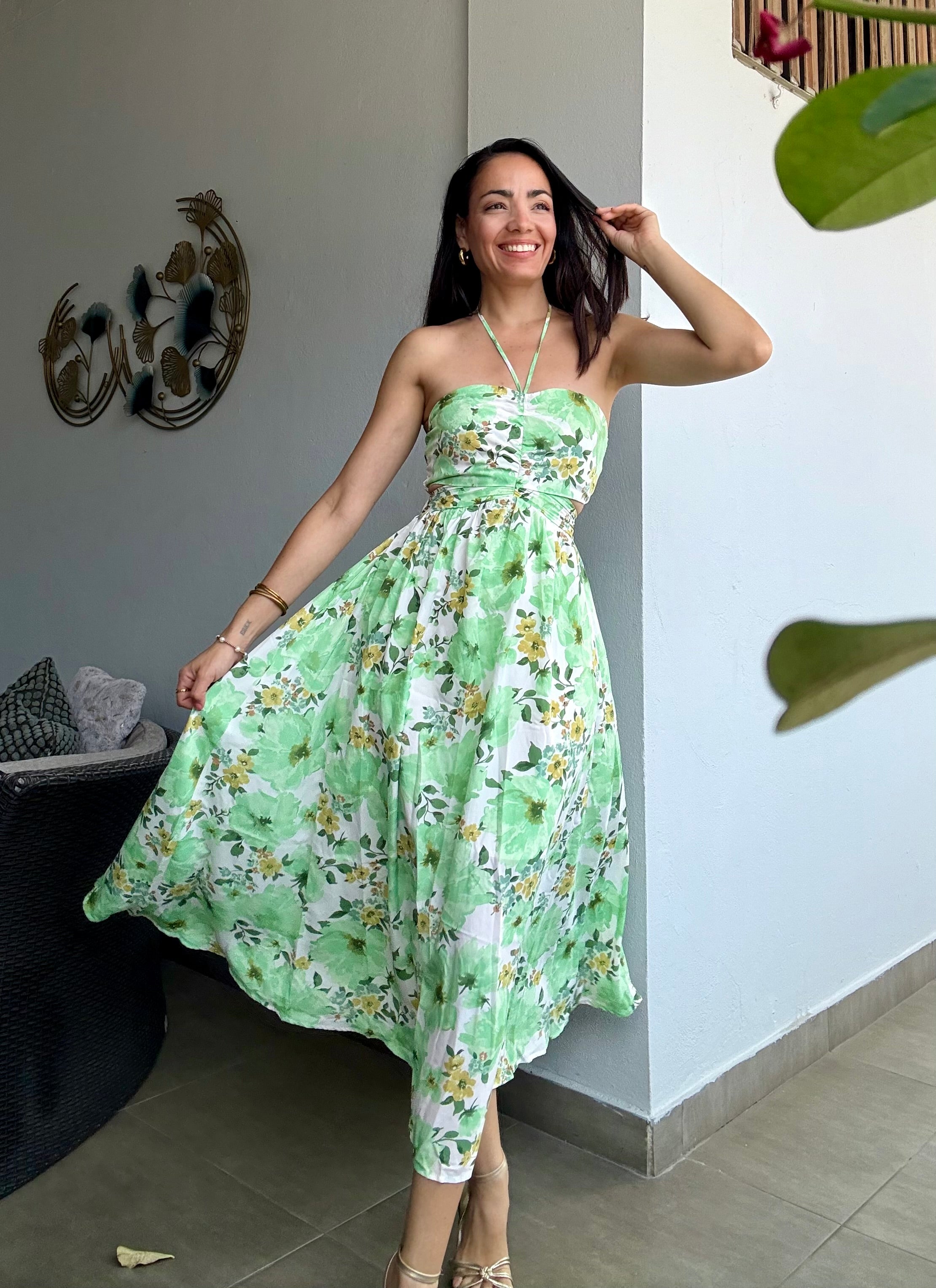 Garden Midi Dress