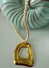 Load image into Gallery viewer, Nylon &amp; Gold Necklace
