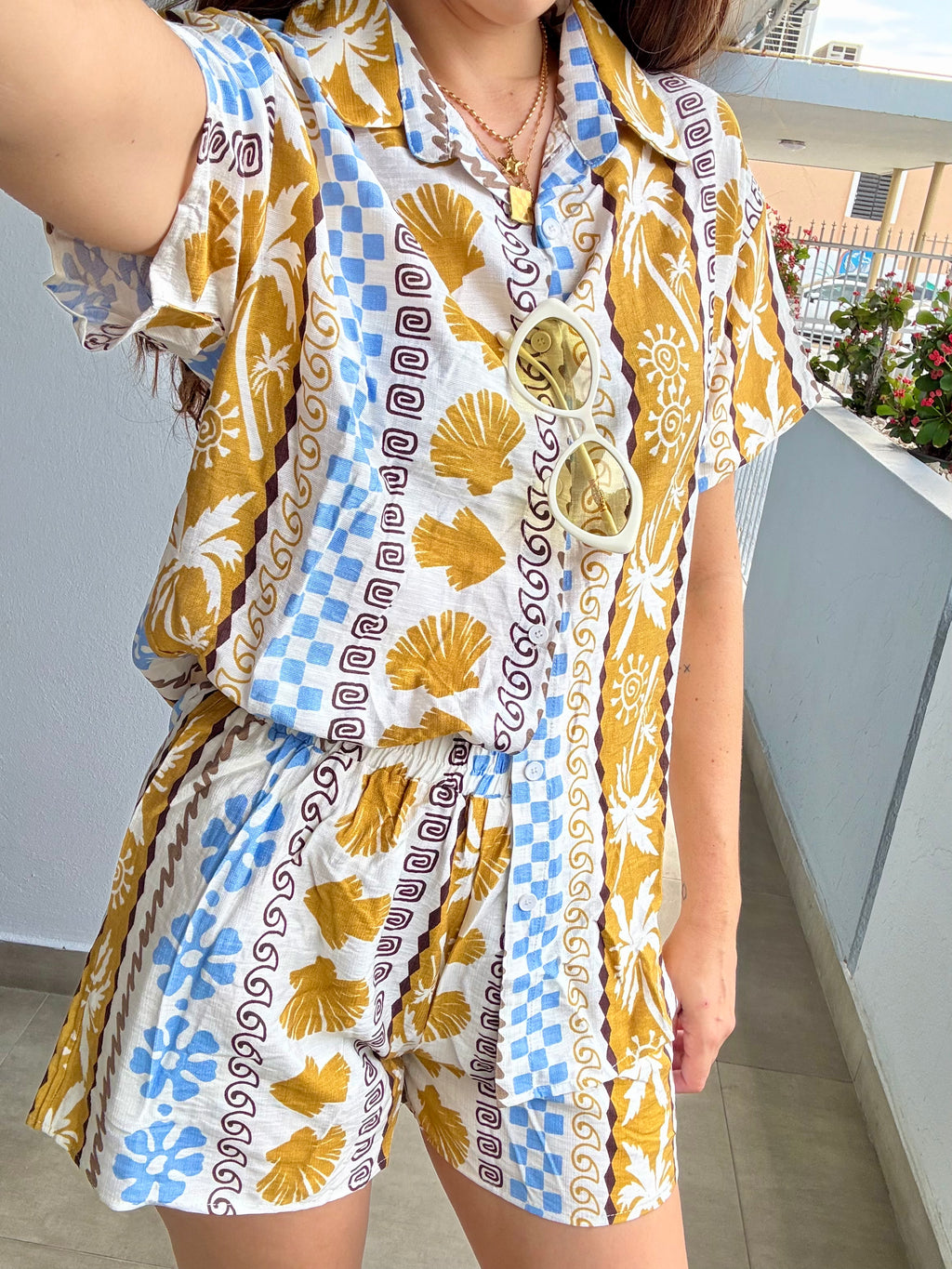 Beach Resort Short & Top Set