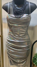 Load image into Gallery viewer, Silver Pencil Dress
