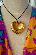 Load image into Gallery viewer, Big Heart Gold Ajustable Necklace
