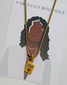 Passport Necklace