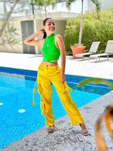 Load image into Gallery viewer, Yellow Sateen Cargo
