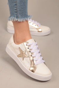 Honey Star Glitter Sneakers