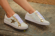 Load image into Gallery viewer, Honey Star Glitter Sneakers
