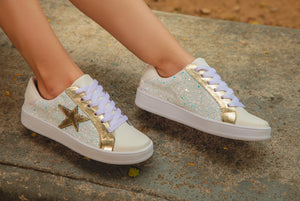 Honey Star Glitter Sneakers