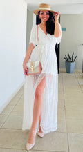 Load image into Gallery viewer, Bohemian Off White Lace Dress
