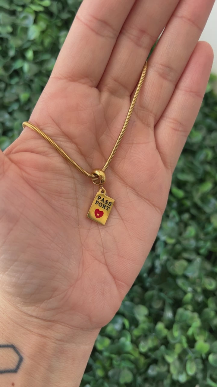 Passport Necklace