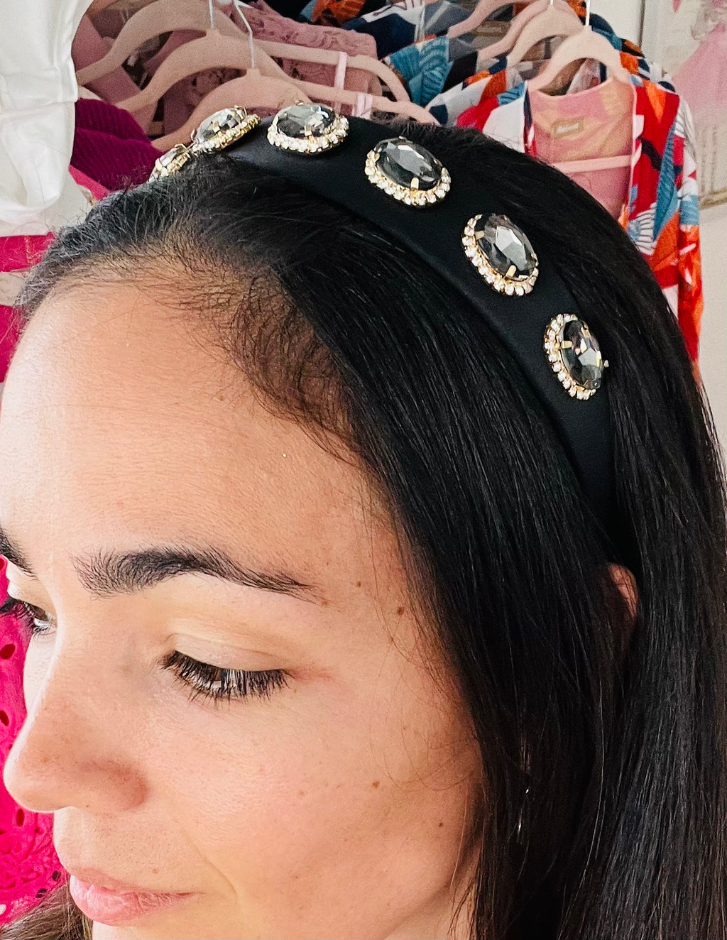 Black Jewerly Headband