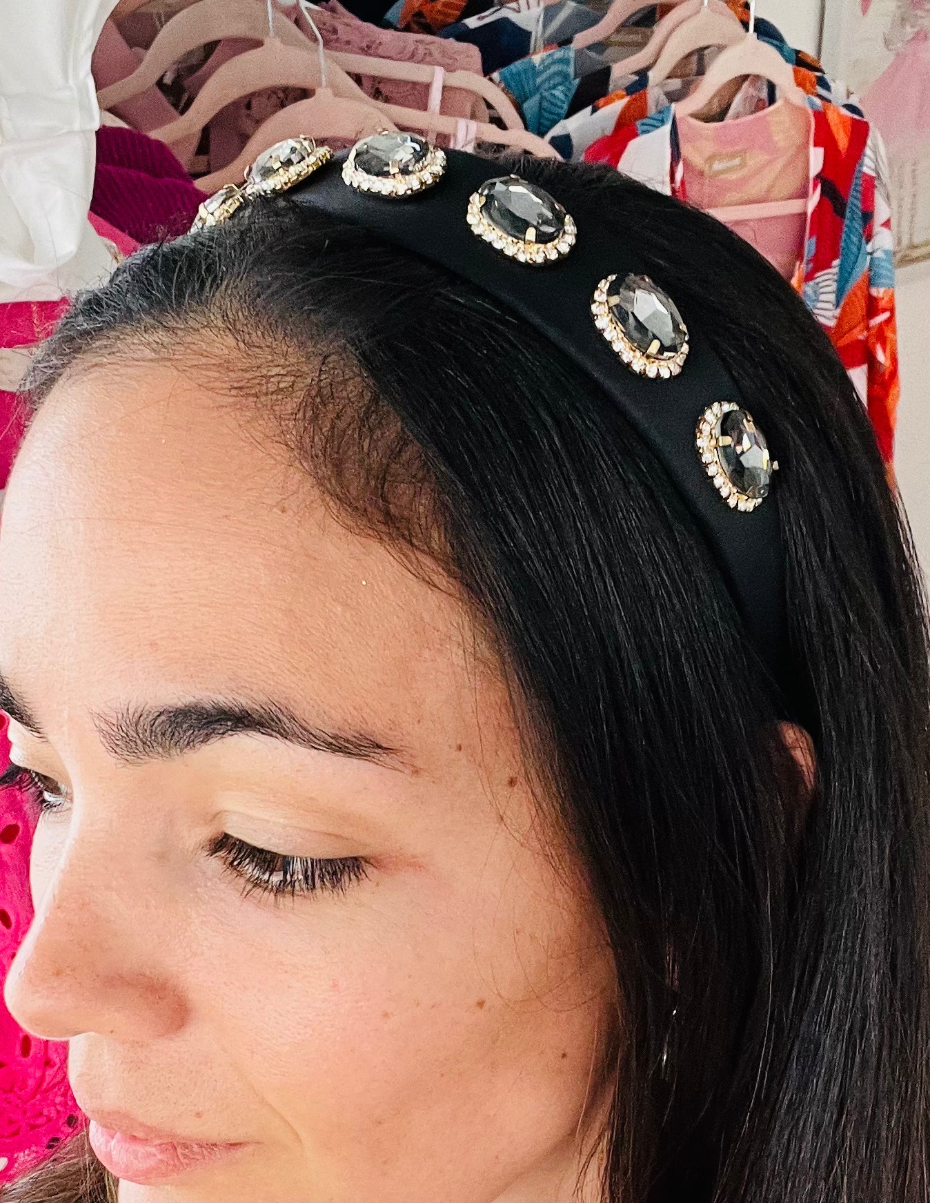 Black Jewerly Headband