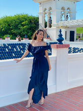 Load image into Gallery viewer, Glamorous Navy Dress
