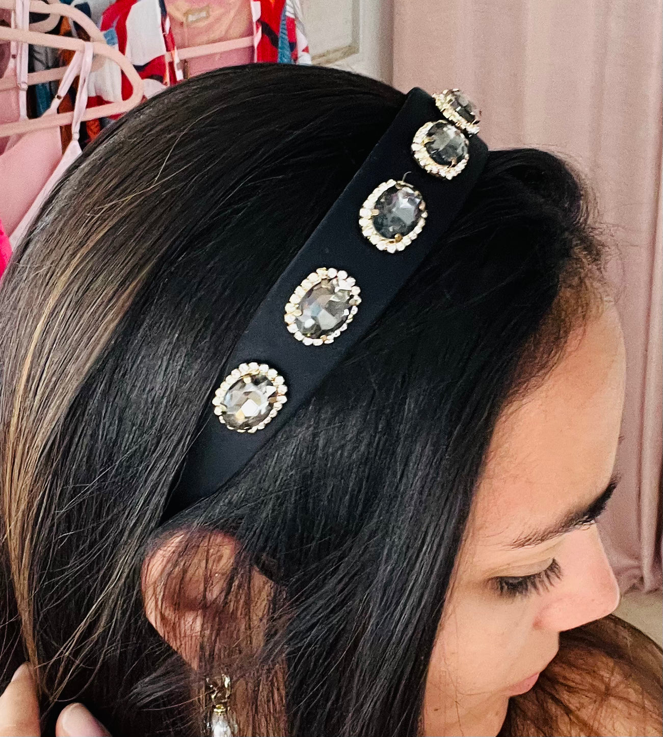 Black Jewerly Headband