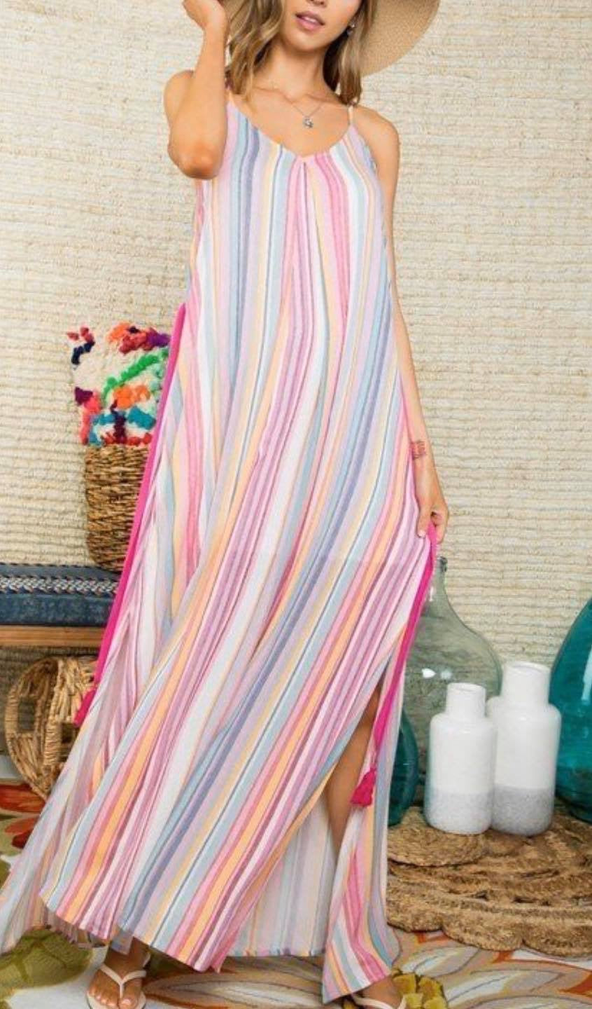 Multicolor Maxi Dress