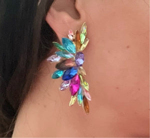 Crystal Wings Earrings