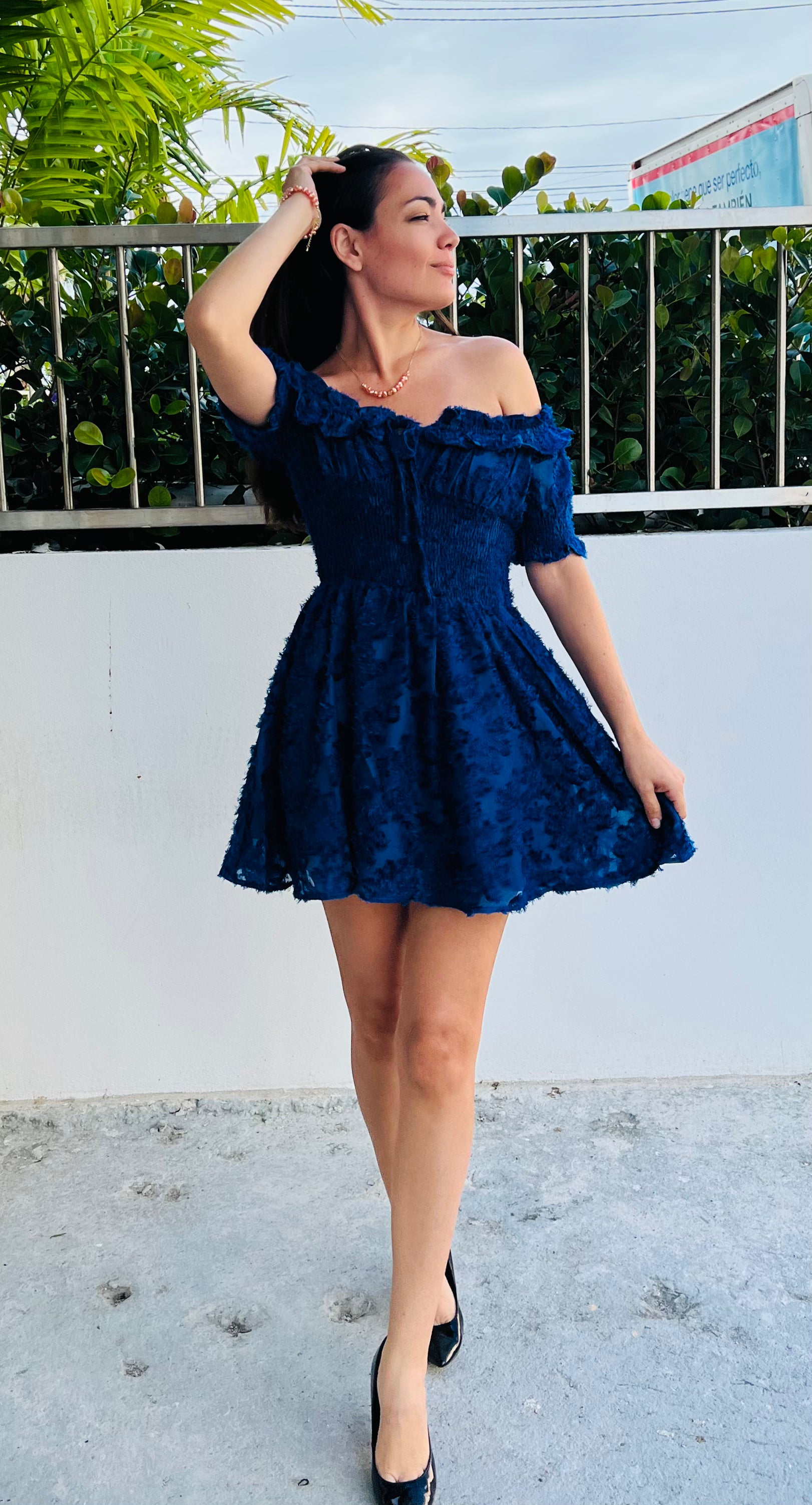 Blue Christmas Dress