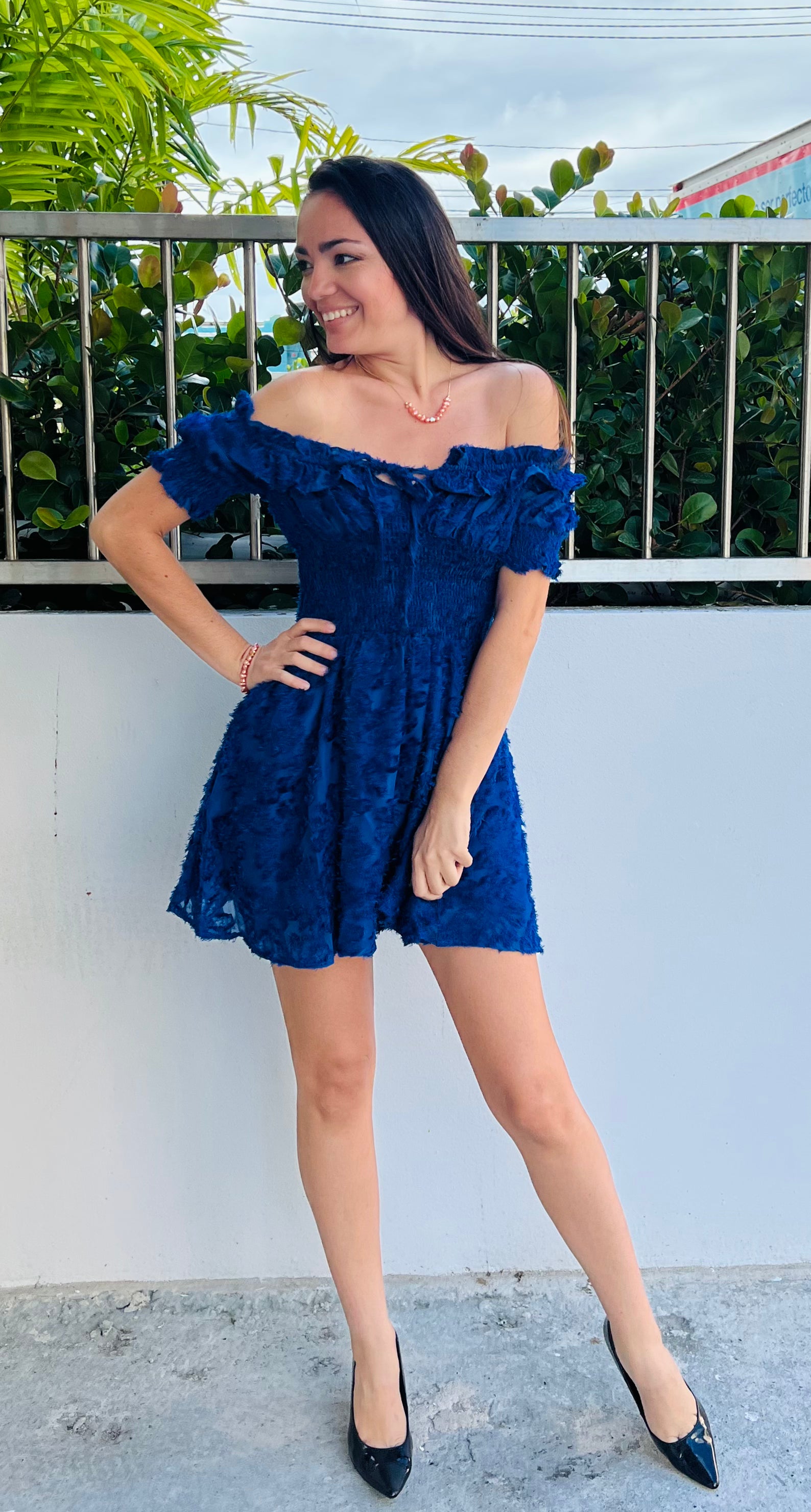 Blue Christmas Dress
