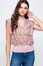 Load image into Gallery viewer, Rose Lace Top
