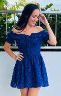 Blue Christmas Dress